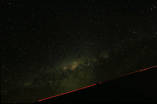 Photo de la voie lactée, paranal 2010 - Optrolight
